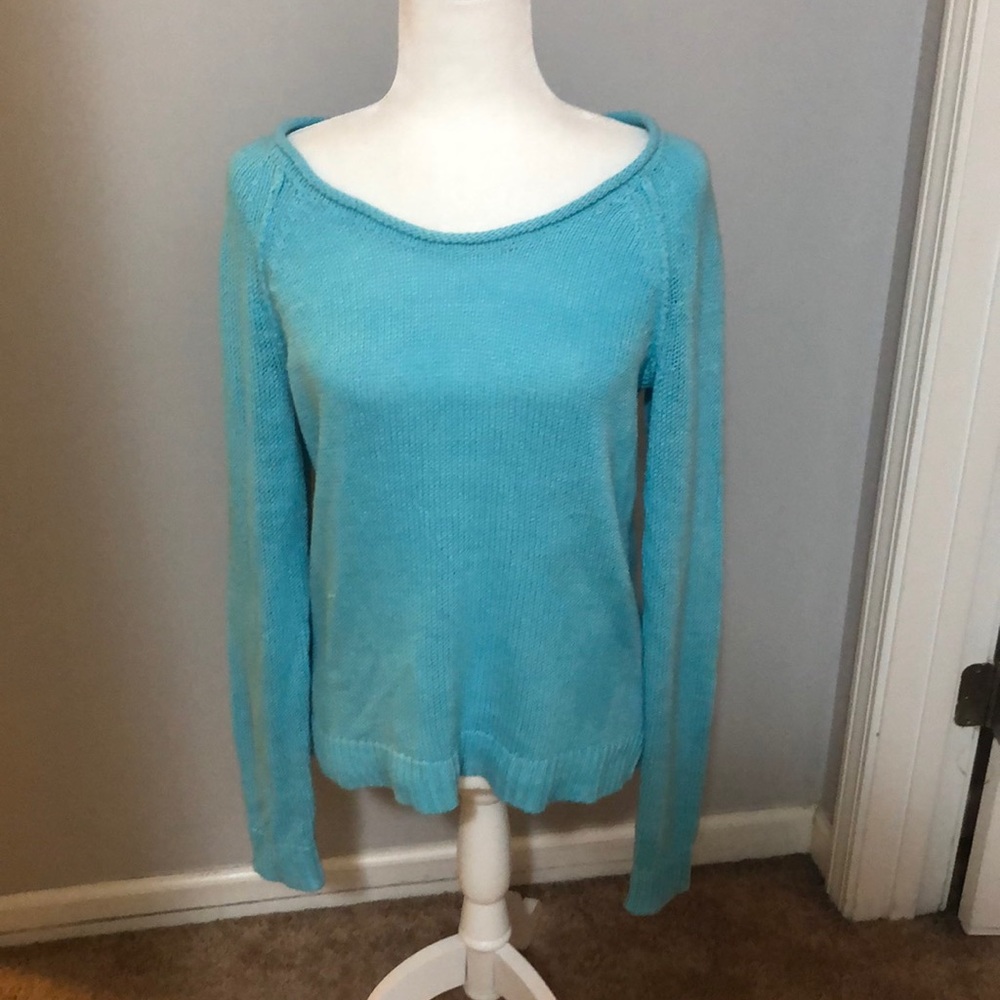 Lilly Pulitzer Blue knit sweater